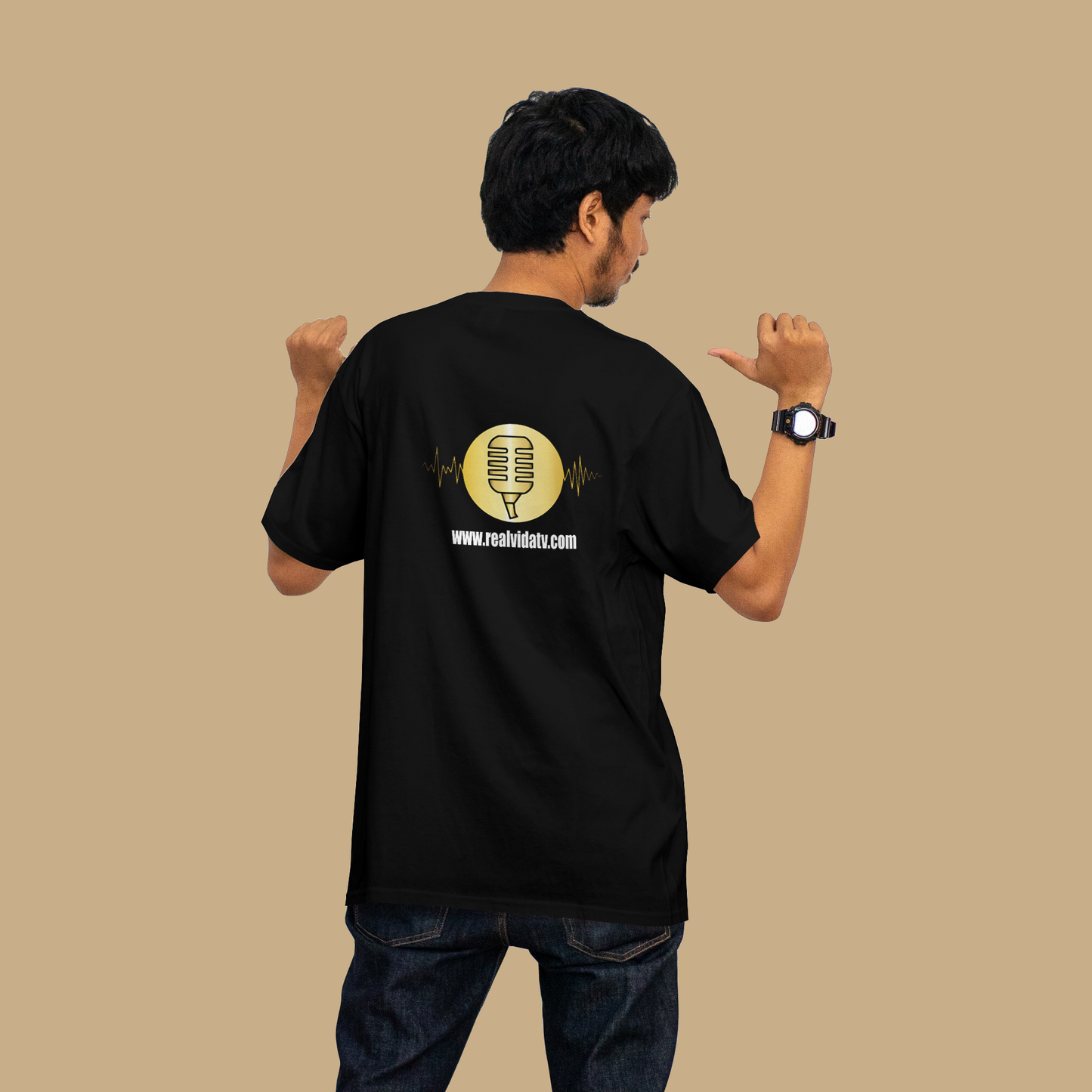 Blastin Jesus T-Shirt - Black Mic on Back